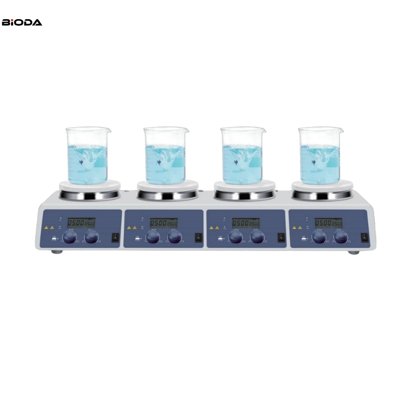 MS-H340-S4 LCD 4-Channel Digital Magnetic Hotplate Stirrer
