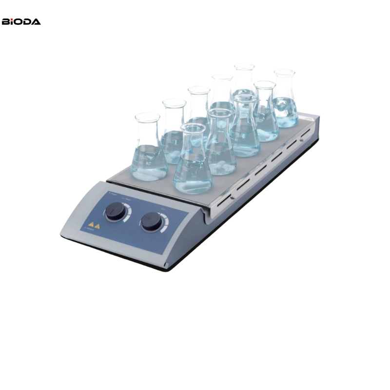 MS-H-S10 10-Position Magnetic Hotplate Stirrer